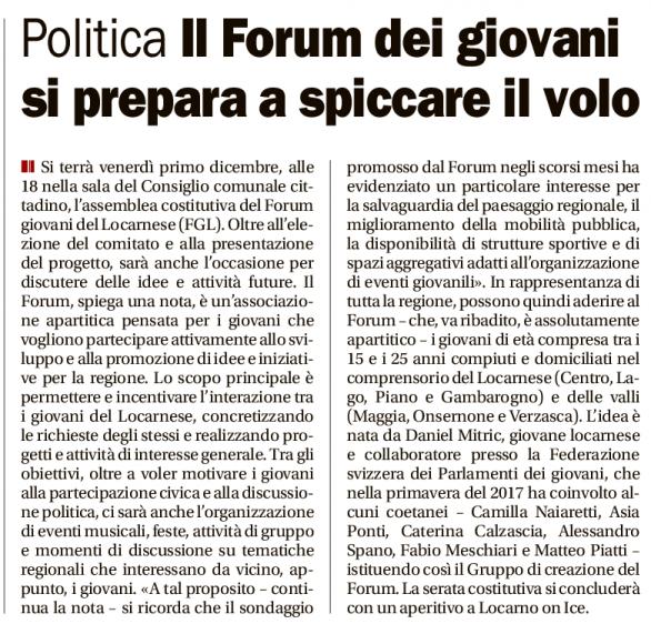 danielmitric's tweet photo. Biasca e Locarno, due progetti che dimostrano che i giovani della regione hanno voglia di partecipare alla vita politica regionale. Partecipare è importante, contribuisce all'educazione alla cittadinanza. @jugendparlament @easyvote_ch @demokratie_ch @CdT_Online https://t.co/A3RE2pi8cN
