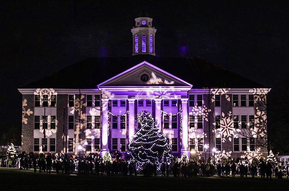 Make sure to stop by the 34th Annual Quad Lighting this Friday at 6pm! We’ll have hot chocolate and cookies. Can’t wait to see everyone there!! 💜💛 #traditions #jmu