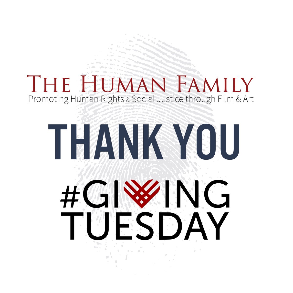 Those_Among_Us's tweet photo. Thank you to everyone who helped us to exceed our goal and to make #GivingTuesday a success. Thank you for helping to promote human rights and social justice through film and art. https://t.co/faQjayAaR2