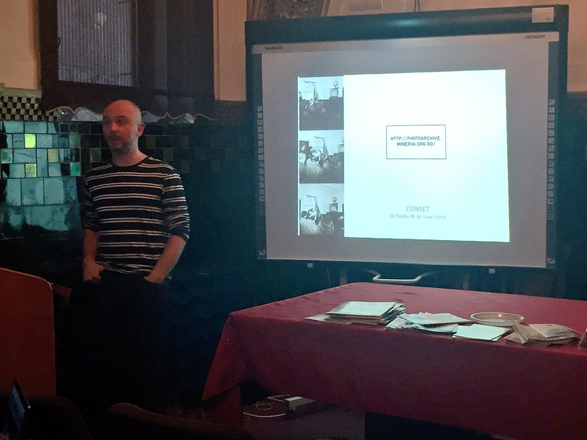 An afernoon full of art ends with the photoarchive.minerva.org.ro brought to us by Razvan Anton and Denes Miklosi.