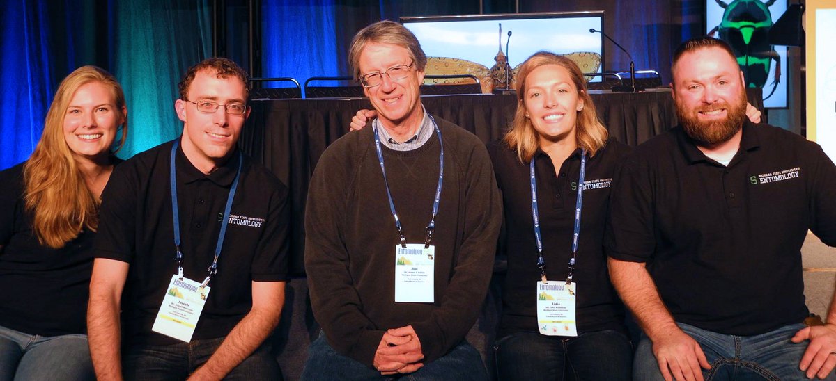 MSUEntomology's tweet photo. #MSU entomologists shared science, networked & competed at annual @EntsocAmerica meeting: https://t.co/4eoO6gQXTx #SpartanInsects #entsoc17 https://t.co/BYnVkkpL00