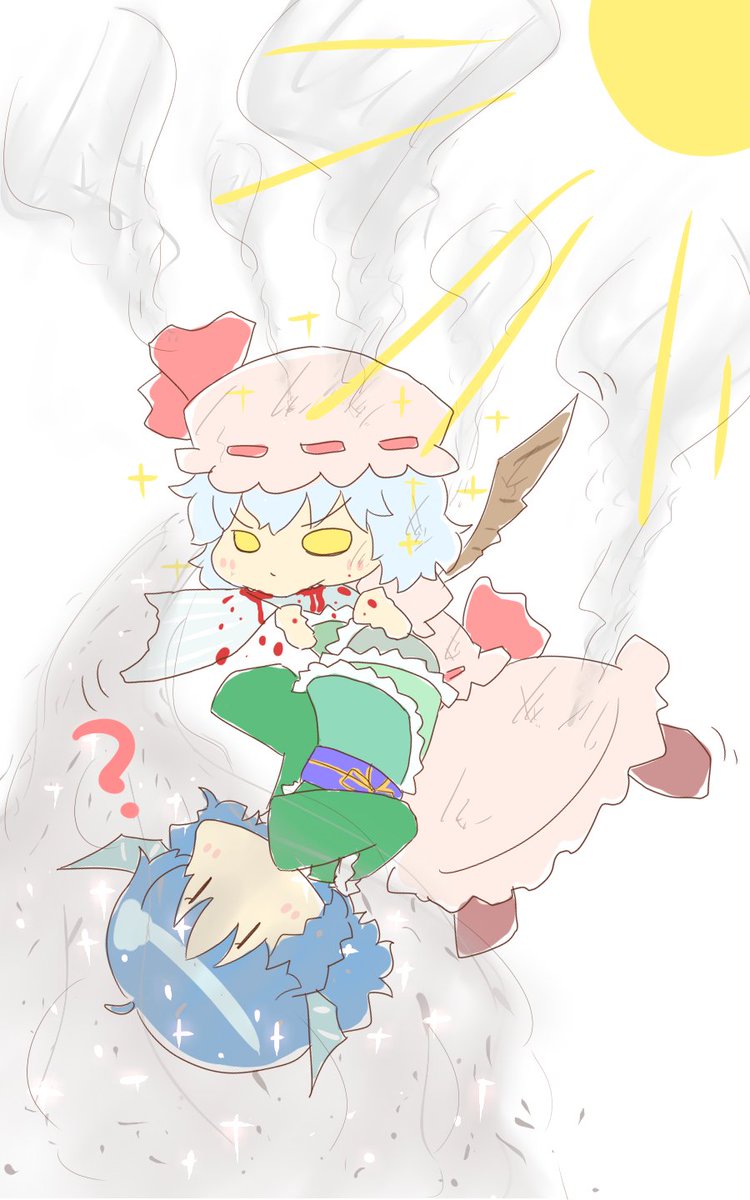 Ponz Null Pa Twitter 日光に焼かれて灰になりつつ人魚の肉を食べて不老不死になる吸血鬼と 肉を食われつつ吸血鬼の灰を浴び て不老不死になる人魚 不老不死永久機関 深夜の真剣お絵描き60分一本勝負