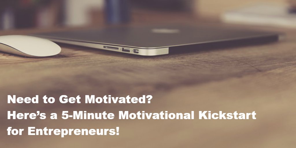 Need to get motivated?  A 5 minute motivational kick start for entrepreneurs!
#motivation for the #entrepreneur

cstu.io/decca6