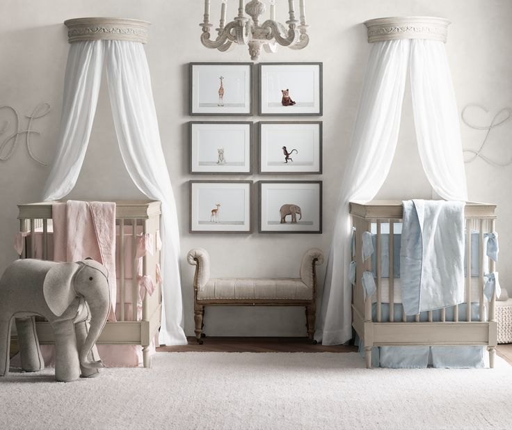 "Finally got the twins nursery done"