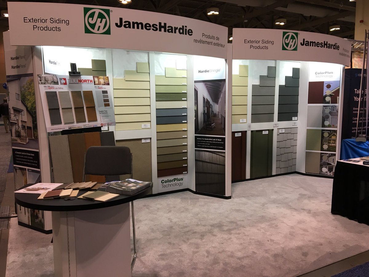 Hardie705's tweet photo. Everyone's been asking "Where can we find @James_Hardie at #TheBuildingsShow?". 
Great question.  Booth #547.
See you soon 
@ConstructCanada https://t.co/NwP8jHmtrO