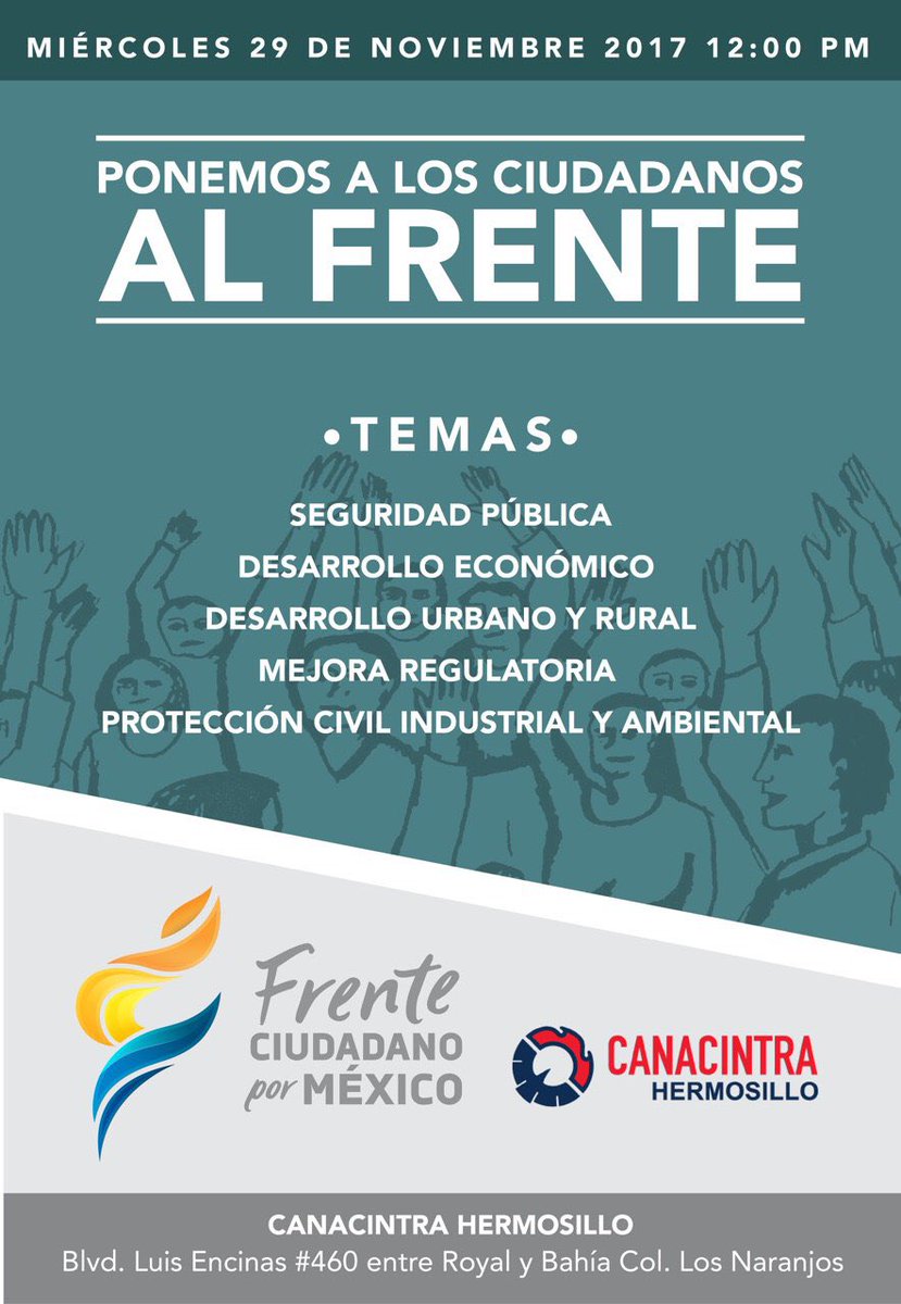 PANporSonora's tweet photo. @GalvanSecun con @elalbertomedina en @ProyectoPuente señala la importancia del #FrenteCiudadanoPorMéxico y el foro que realiza @CanacintraHmo este día https://t.co/WvNvzUZTx6