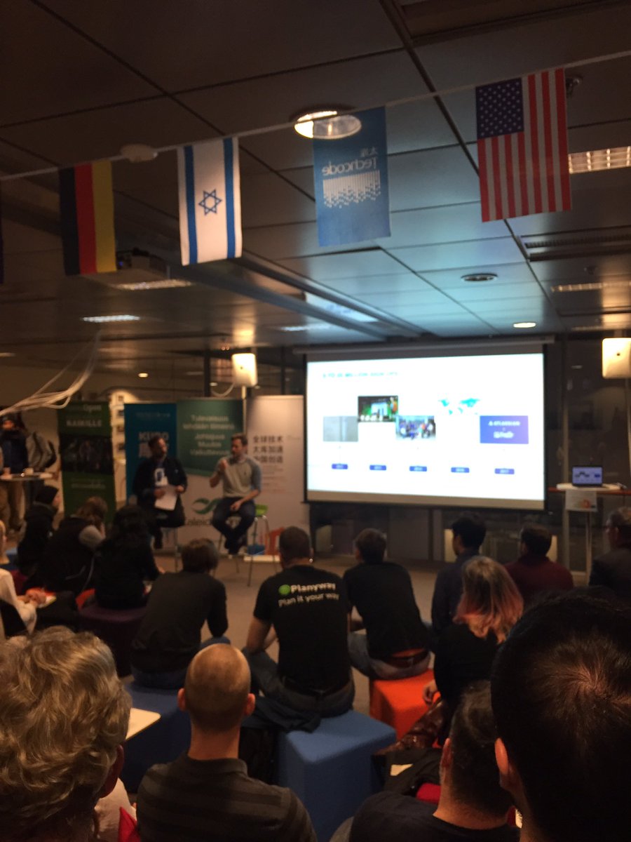 ConsightOy's tweet photo. Great to hear #trello history  and future views in #hub13! Thinking about what #projectmanagement would be in #construction in 2020 #slush17 https://t.co/BaNNrwLr25