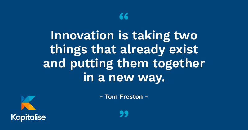 Innovation can be explained with a simple quote. #innovationquotes #businessquotes