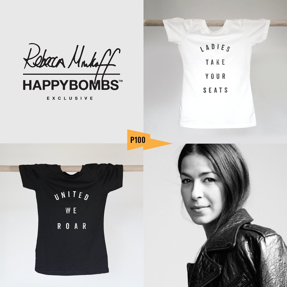 project100women's tweet photo. We’ve teamed up with @HappyBombs and @RebeccaMinkoff on a campaign that will support progressive women running for Congress in 2020. Show your support: buy a shirt and share why we should #ElectWomenNow.
https://t.co/yp86xn4LmB https://t.co/Jqqo52S1IR