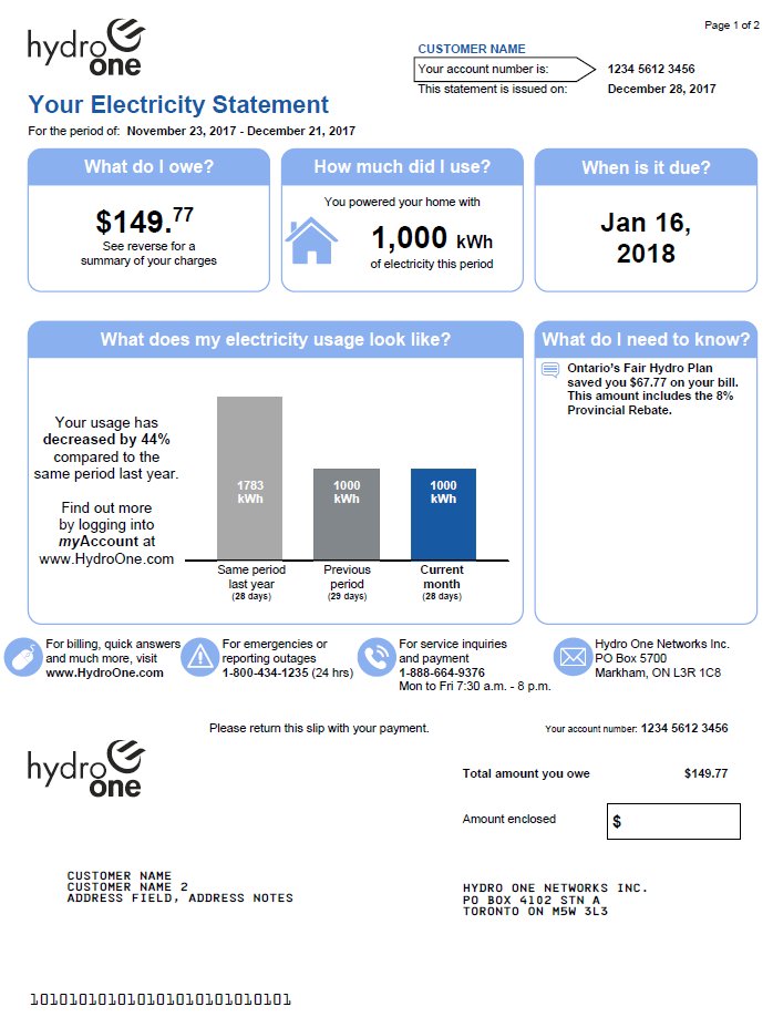 Hydro One On Twitter We Re Committed To Doing Our Part At Keeping Our Portion Of The Bill The Delivery Line As Low As Possible Electricity Rates Aren T Set By Hydro One We