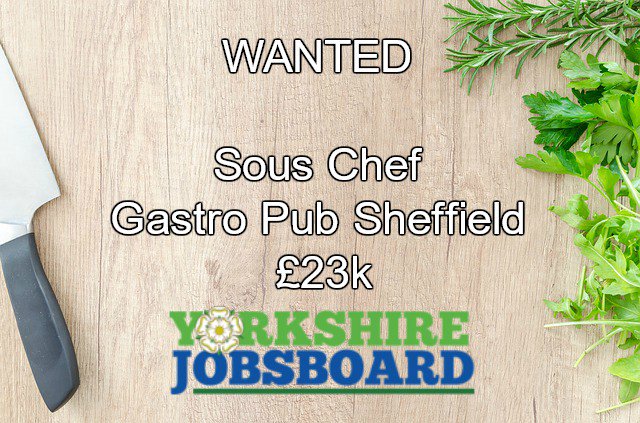 PDH_Metaverse's tweet photo. #Yorkshire Jobs #Hospitality &amp; #Catering
busy yet welcoming gastro pub in South Yorkshire are looking for an experienced and competent Sous #Chef to join this hardworking and passionate kitchen team> https://t.co/kZVbkTNBhL
Yorkshire #Chirpdirectory https://t.co/DZmfL1uLr9