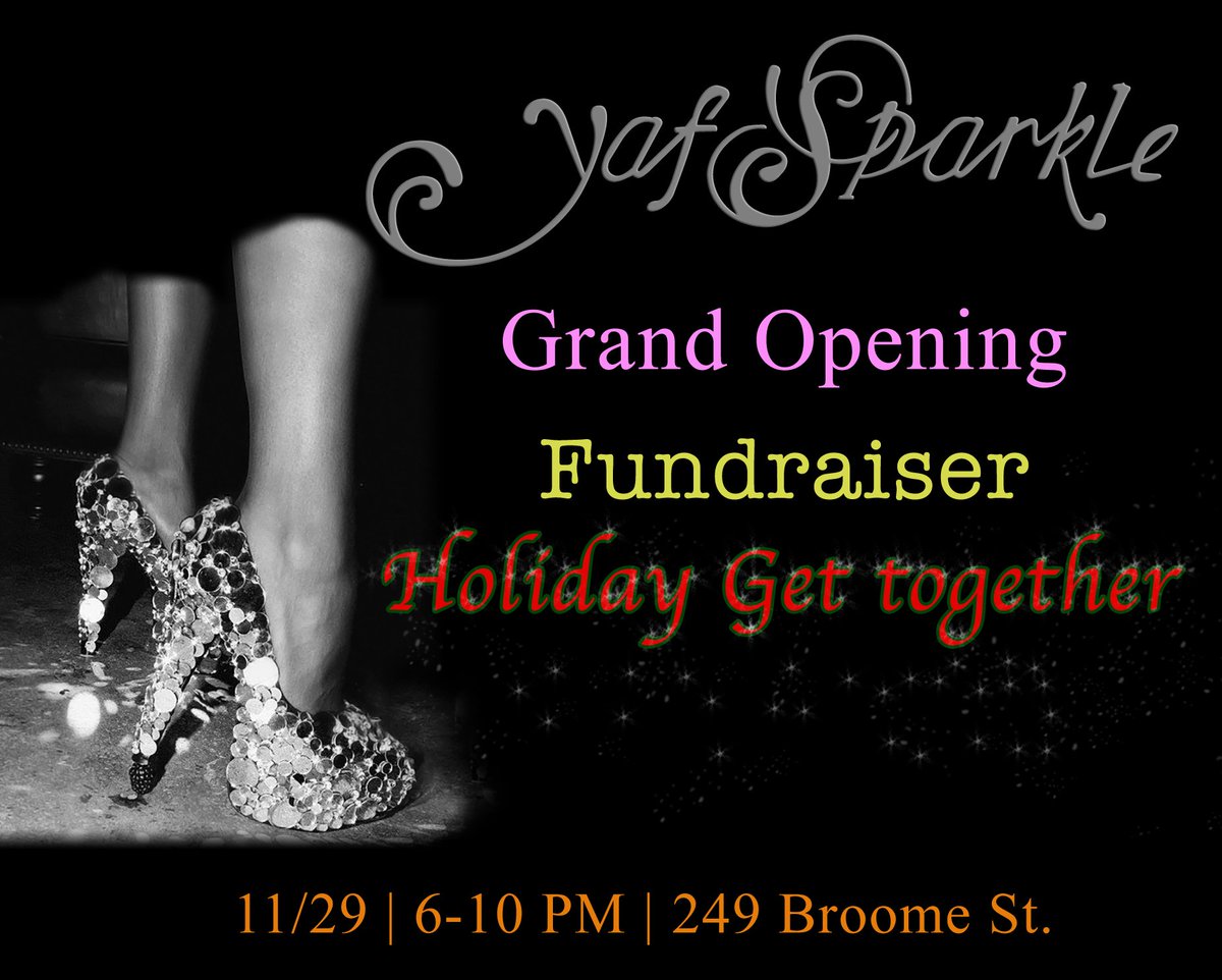 flawlessgrats's tweet photo. Come join us tonight for @YafSparkle‘s grand opening of their Broome Street location in NYC! A portion of the proceeds will benefit our work & the jewelry is gorgeous! We hope to see you there to #shopwithsoul #YouAreFlawless https://t.co/5oeAANf1Nk https://t.co/JSPuPAOqC3