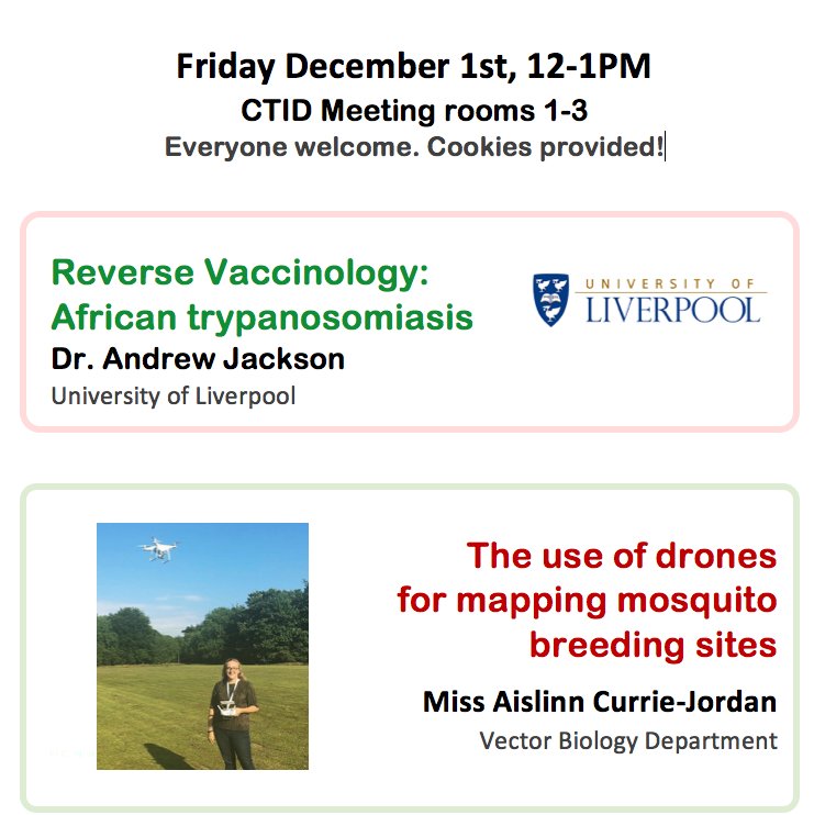LSTMmethods's tweet photo. In #reversevaccinology you work your way 'backwards' from a pathogen genome to predict new vaccine targets.
This Friday, Dr. Andrew Jackson from @LivUni tells us how to use this method against T. brucei, the challenging parasite that causes #sleepingsickness.
#LSTMmethods +π https://t.co/SpEvqeUYNY