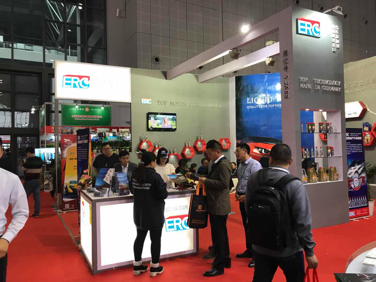 ERCAdditiv's tweet image. ERC Additiv GmbH at #AutomechanikaShanghai! It was very crowdy which means a confirmation of the importance for this exhibition in a still growing market. #fueladditive, #oiladditive, #diesel, #petrol, #systemcleaner, #mineralöl, #kraftstoffe, #erdöl