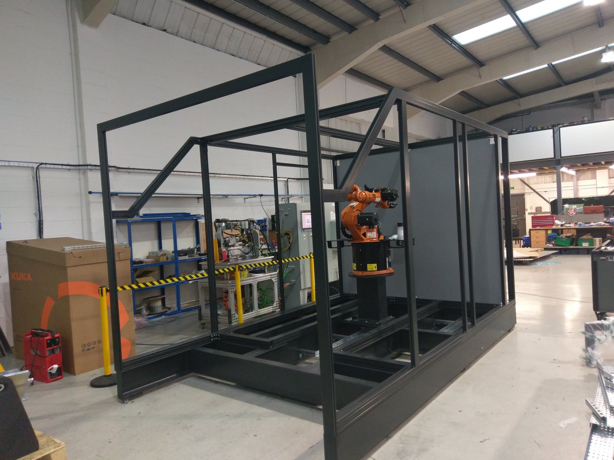Adelphi_Auto's tweet image. Adelphi launching their first standardised product based solution - a robot welding cell! Here&apos;s the first few pictures... Exciting thing to come so watch this space for updates! #robotics #adelphiautomation #excitingthingstocome #solutions #weldingcell #engineering