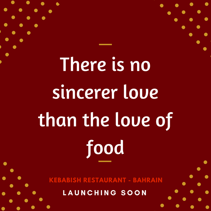 KebabishBahrain's tweet photo. #SoTrue And we're pretty sure that your love for food will reach new heights once we open the doors of Kebabish for all you foodies out there!
So just be a little more patient, we'll be launching soon!
#LaunchingSoon #KebabishRestaurant #Bahrain #BahrainFood #RestaurantsinBahrain https://t.co/au1gsbpZTU
