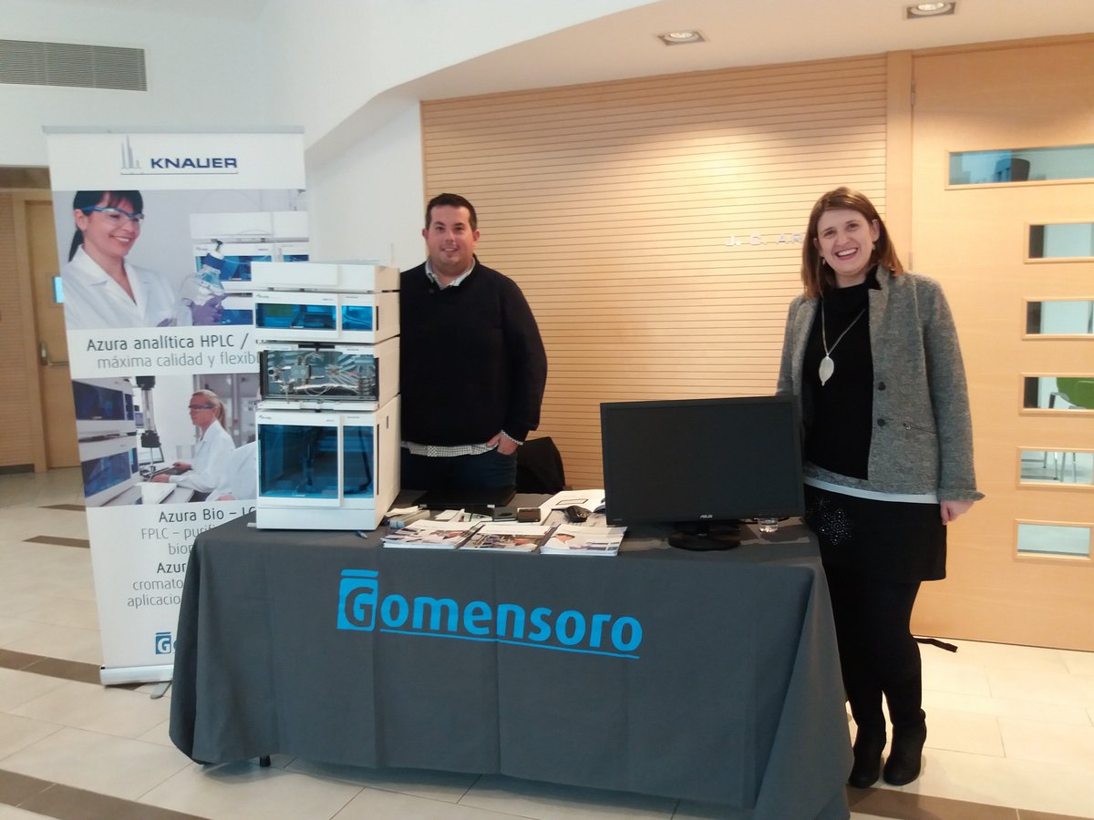 Proteomics_CNB's tweet photo. Gracias a nuestro patrocinador @gomensoro_sa por participar en la #VIIIRCPC en #Bilbao #proteomics @biocrucesHRI @CICbioGUNE @upvehu https://t.co/tDAbXs1gZ3