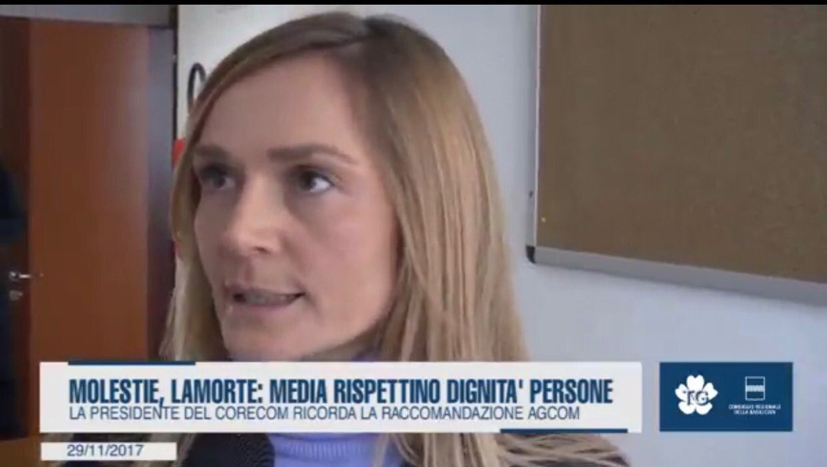 giudittalamorte's tweet photo. "Media rispettino dignità persone" (video) https://t.co/xaCCPDbSU9 https://t.co/dMbKX1n4ia
#violenzadigenere #comunicazione #agcom #corecombas https://t.co/4GxiZnYDvR