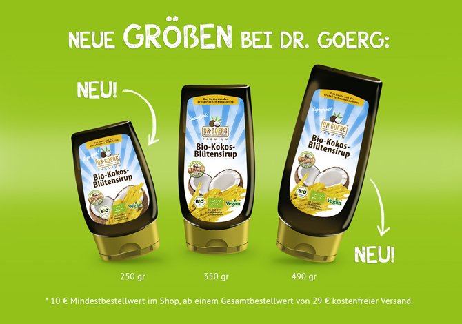 drgoerg's tweet photo. Die Squeezer-Größen unseres Premium Bio-Kokosblütensirups haben Zuwachs bekommen! 😍Ab sofort versüßen euch zwei neue Größen den Tag. Hier entdecken: https://t.co/59rke8j9EJ https://t.co/fQxbP12xCk