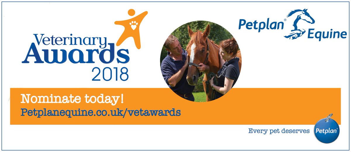 TheEquineClinic's tweet photo. Wow! We have been nominated for Equine Practice of the year at the Pet Plan Veterinary Awards 2018. If you think we are worthy winners please vote for us using the link here.. https://t.co/BsqsYmKVst
#winnerwinnerchickendinner #petplanawards2018 #happyhorses #bvec https://t.co/0oneJHaW7A