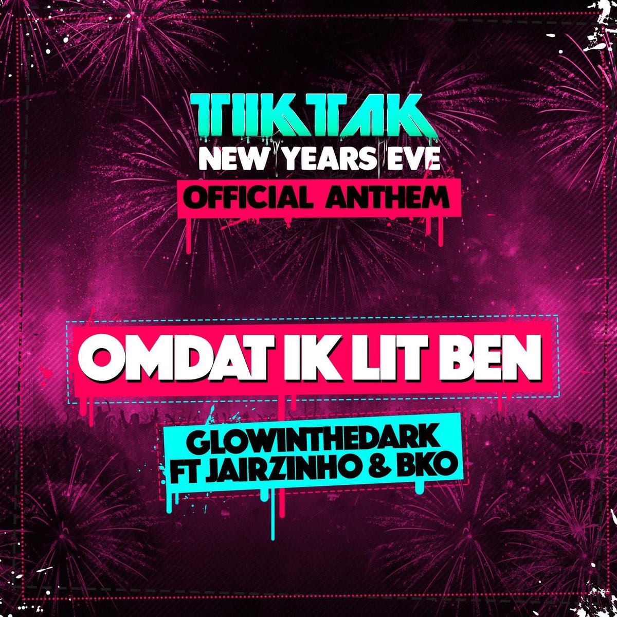 🔥 OFFICIAL #TIKTAK NYE ANTHEM 🔥

Luister nu naar de officiële anthem 'Omdat Ik Lit Ben' van <a href="/GLOWINTHEDARK_/">GITD</a> en Jairzinho: bit.ly/tiktaknye

Tickets &amp; Info: TIKTAKNYE.com