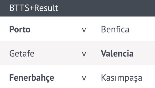 weekendfootball's tweet photo. #BTTSResult
50/1
Best Odds ⬇️
https://t.co/3e0GQLsGcW
🔞
❤️ if you're backing it!
#PicksThursday https://t.co/NdTKMIJa1V