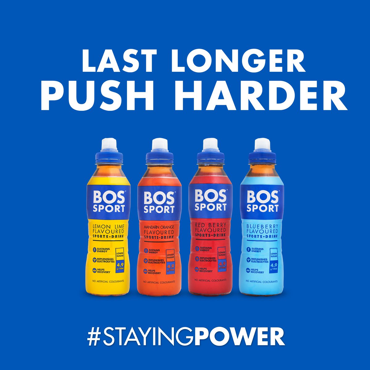 BOS_Sport's tweet photo. Run longer. Play harder. Drink #BOSsport and get #StayingPower to perform at your peak. https://t.co/8KxCEnobvu