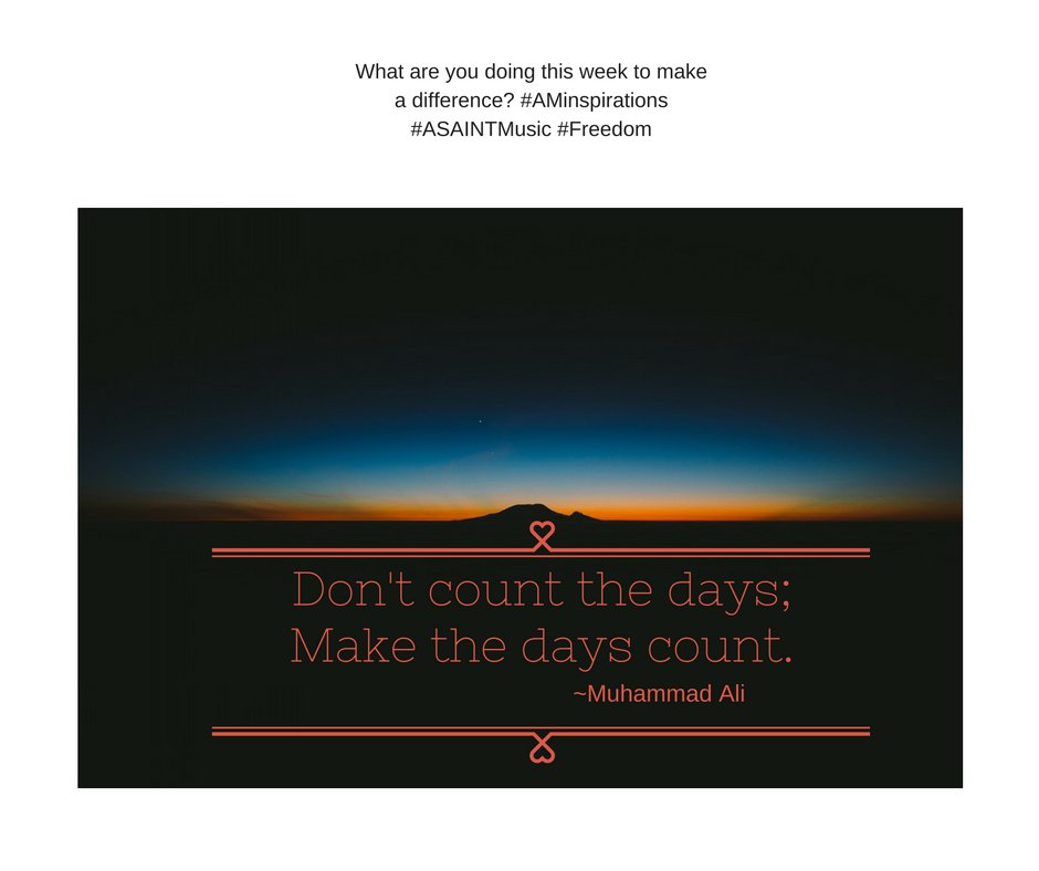 _aSaint_'s tweet photo. Make everyday count. Progress is better than digression. Daily improvement is necessary! #AMInspiration #AsaintMusic #TransformUsMovement https://t.co/wxV3yz9tk3