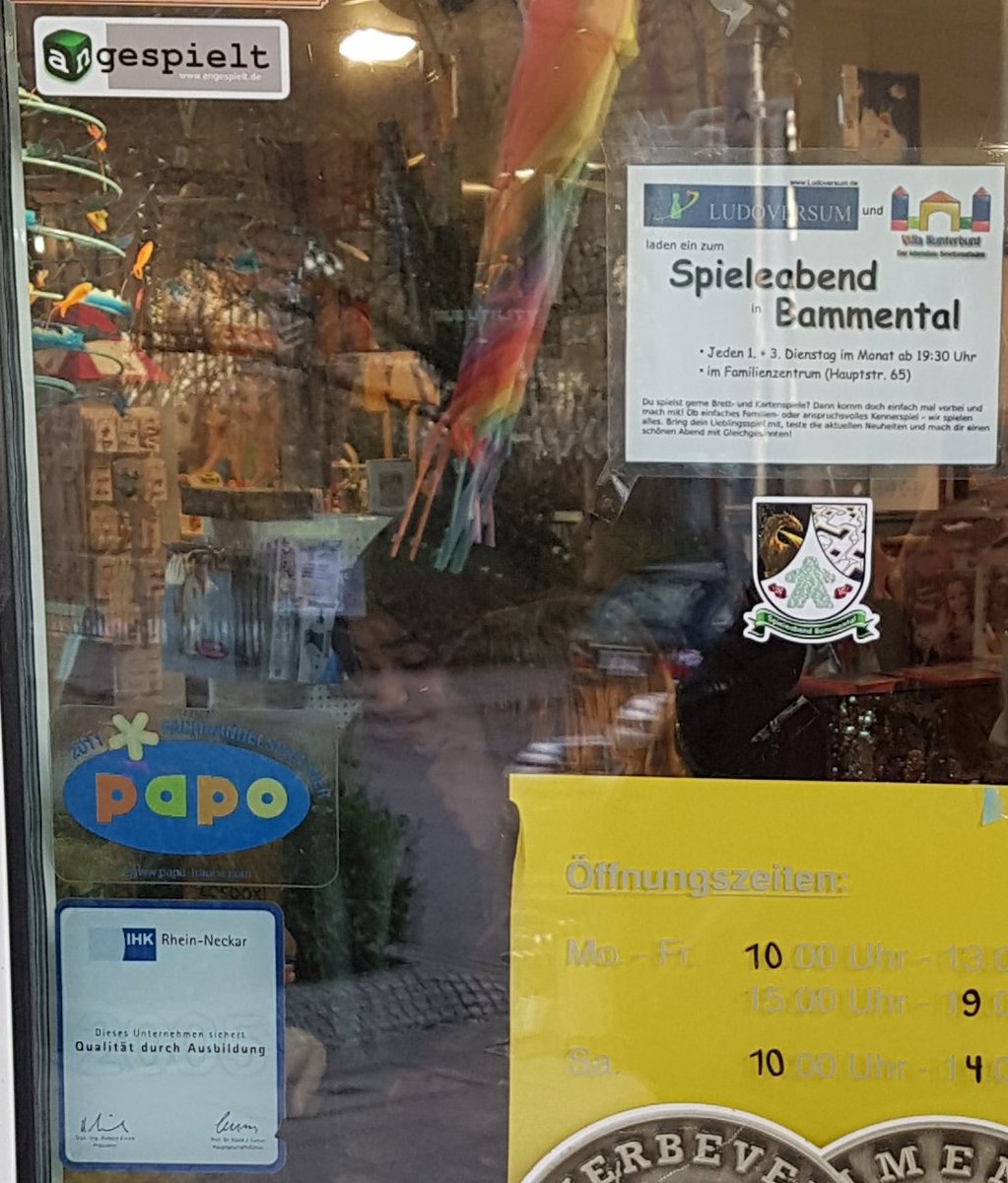 Empfohlener Fachhändler für Gesellschaftsspiele: "Villa Kunterbunt" in 69245 Bammental villa-kunterbunt-bammental.de angespielt.de <a href="/SpieleBammental/">SpieleabendBammental</a> #Spiele #Fachhändler