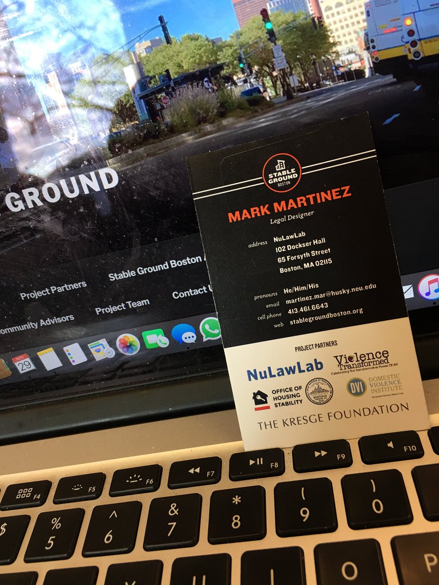 StableGroundBos's tweet photo. Business cards for our legal designers will be here soon, and they can’t wait to start using them to start creating relationships with community members #StableGround @NuLawLab https://t.co/YL5GTa7ojU