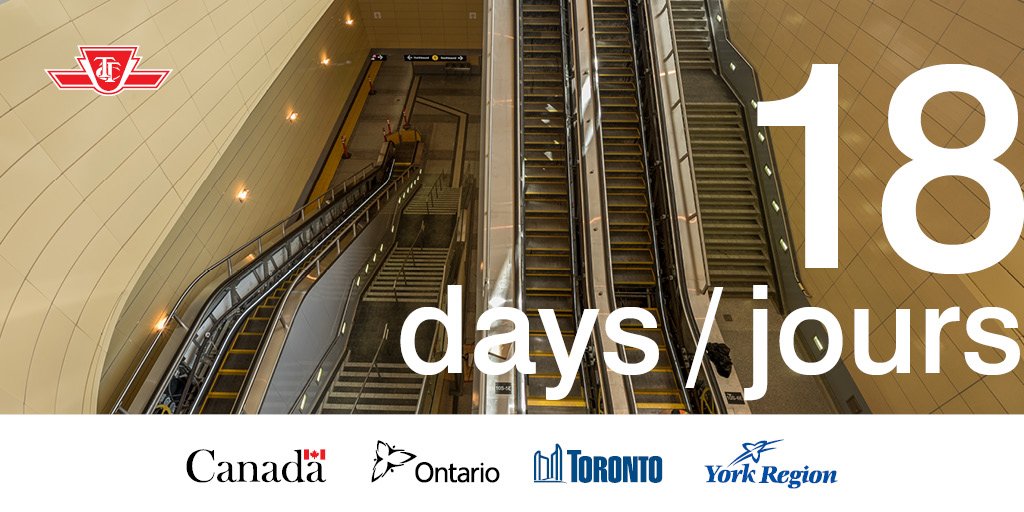 RT 2 WIN! Share this tweet today between 10am-2pm to be entered into a contest for a Special Preview Ride on the new #TTC subway extension. Contest rules &amp; regulations: bit.ly/Line1Ext_Conte…  #18DAYS #Line1ext