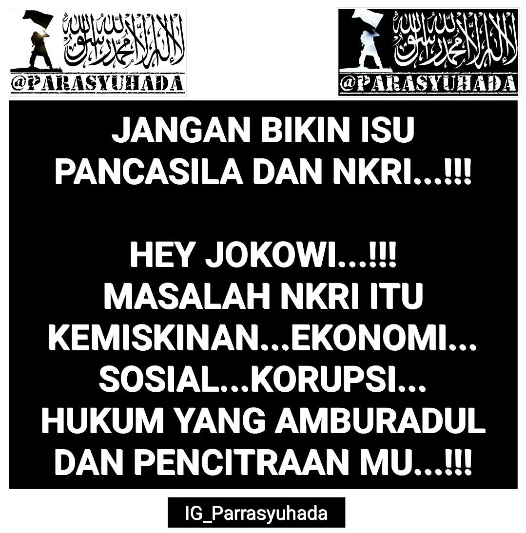 Parra_Syuhada's tweet photo. Teruntuk...@jokowi 
.
Kami sudah Muak Dengan Kepemimpinan Anda...Anda Seperti Raja Fir'aun...✖❌❎ https://t.co/BvJjvcGRMR