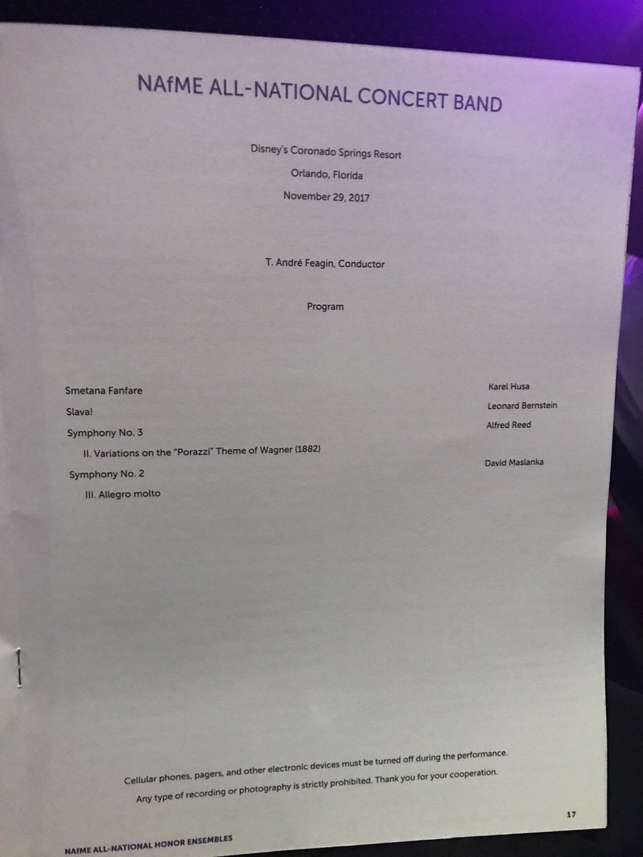 JaguarBands's tweet photo. NAfME All-National Honor Band!!!  Go Nathan Lee!!! https://t.co/DUB6lFoAYT