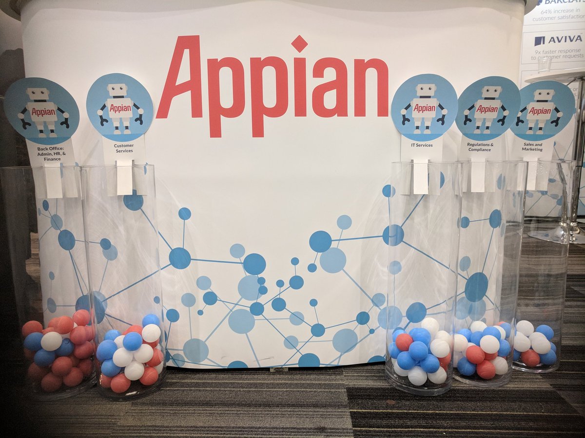 Appian's tweet photo. Grab a coffee and participate in our 3D survey to find out where companies are investing in #RPA. You will also be entered into a prize draw Amazon Echo Giveaway at #RPAWeek17! https://t.co/1631X9OsV8