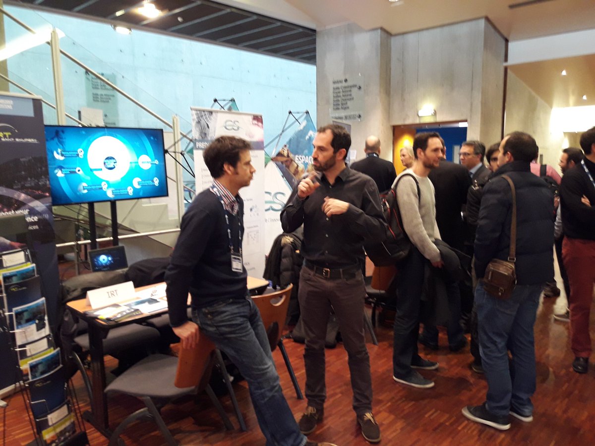 irtSaintEx's tweet photo. #BIDS17 @irtSaintEx team #AI #BigData 5 demos at poster session now! https://t.co/F9T4IWXmFX