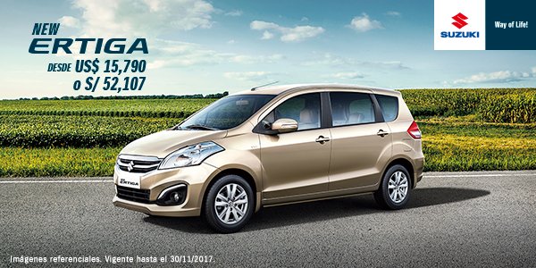 Con sus tres filas de asientos, todos se van a apuntar. Aprovecha el fin de semana para escapar en familia a donde más quieras. Cotiza tu New Ertiga aquí: bit.ly/2yBRQ7N