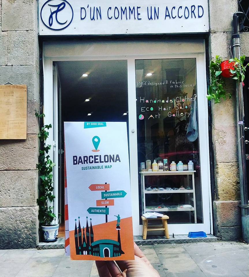 Sustainable fashion, an eco hair salon, art and more. The twin sisters of D'un comme un accord creating a magical place in El Born, Barcelona. Find out more: goodgoal.org/review/dun-com… #sustainablefashion #slowfashionbcn #slowfashion #ecofriendly