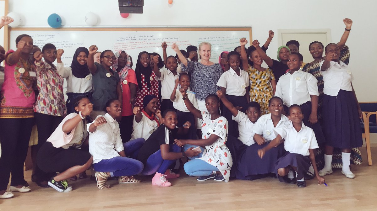 sofiajagbrant's tweet photo. Highlight of the week! #girlsrights pre-Lucia event , bringing a few of our @SautiyaVijana girls to @SwedeninTZ @KRangnitt @RebecaGyumi https://t.co/wIyGPpwxJy