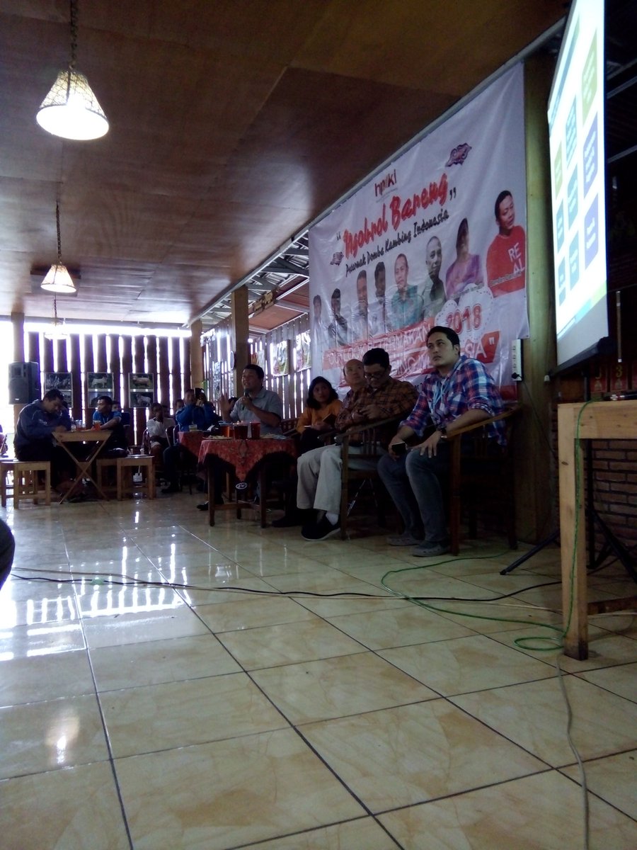 "Ngobrol bareng peternak domba kambing Indonesia" outlook2018 #HPDKI #LAMPUNG