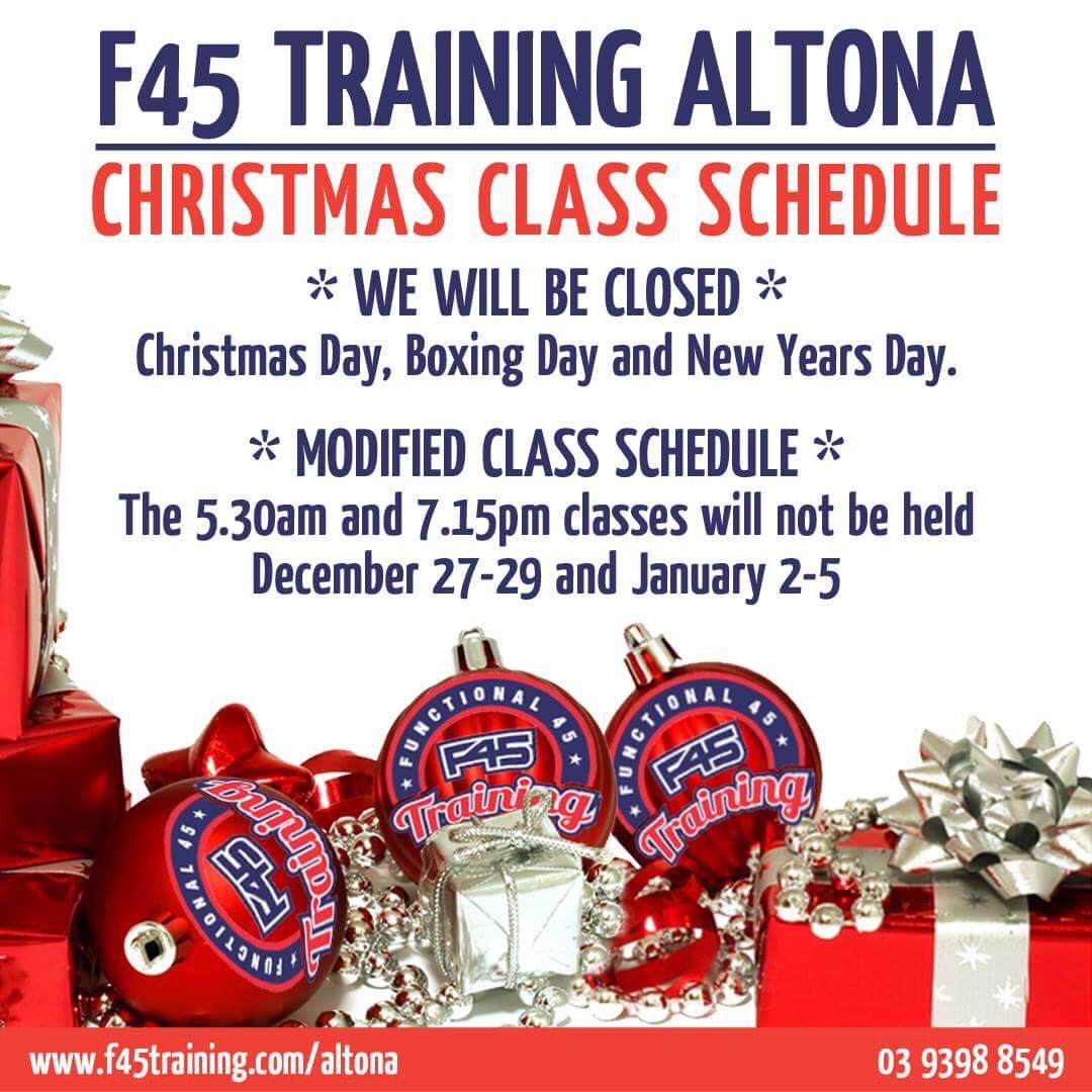F45 Training Altona On Twitter Silly Season Is Upon Us F45 Training Altona On Twitter Silly Season Is Upon Us