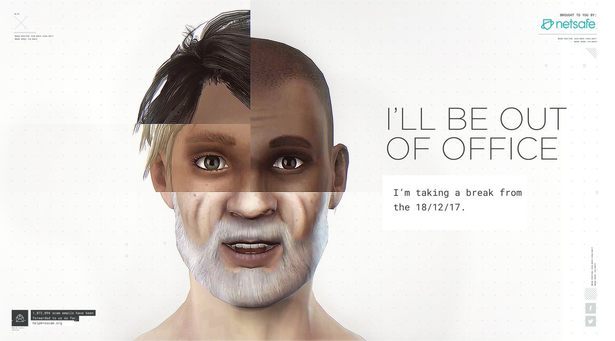 After sending more than a million emails to scammers I’ll be powering down for some R&amp;R and R&amp;D. So forward any scams before Dec 18th to be sure to ruin Christmas for your scammer.
rescam.org