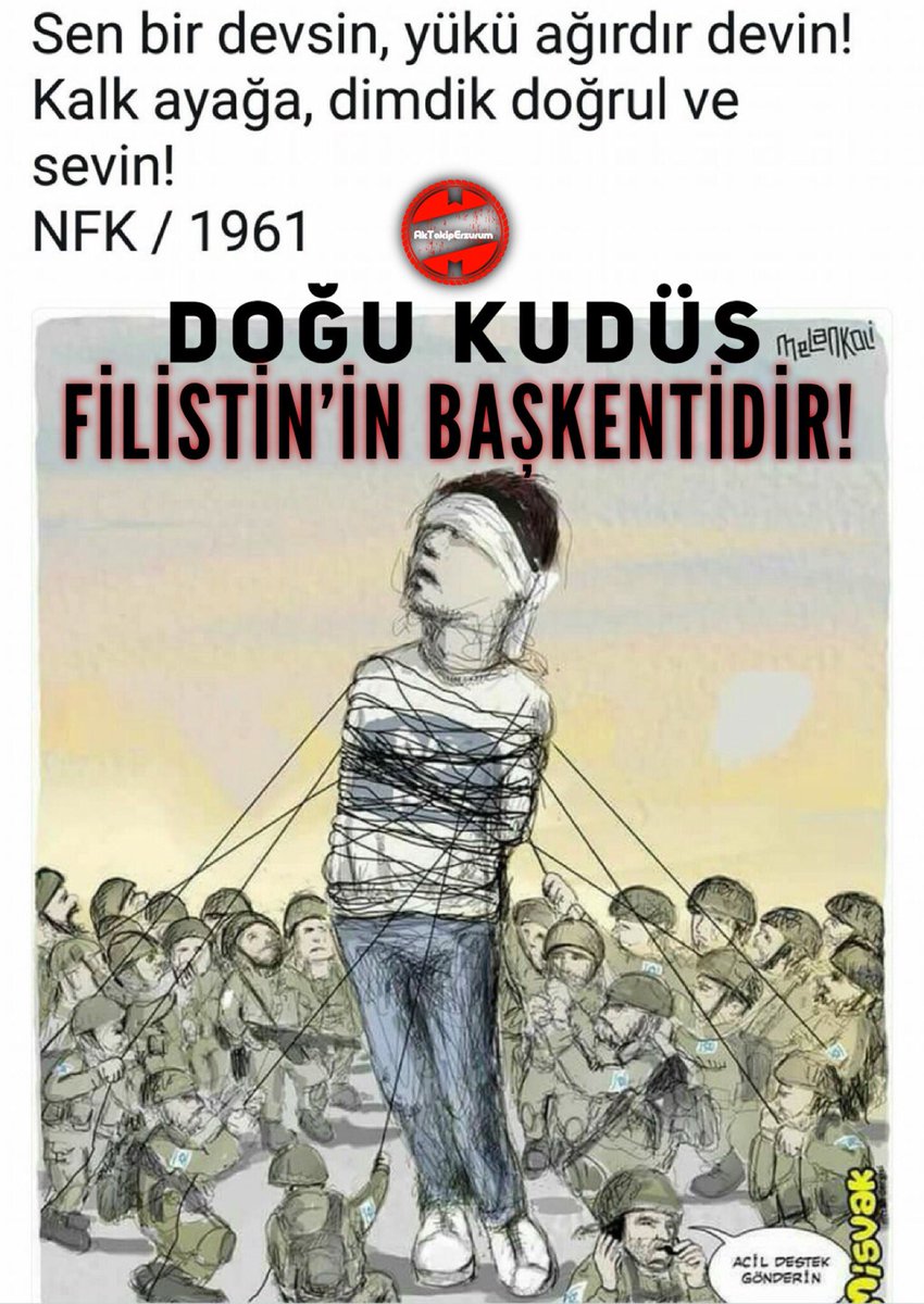🇹🇷TERÖR DEVLETİ İSRAİL🇹🇷
⚠️KENETLENİYORUZ⚠️            🔁RT|BEĞENİ|TAKİP🔁       #IslamicUnityforQuds
#AkTakipErzurum