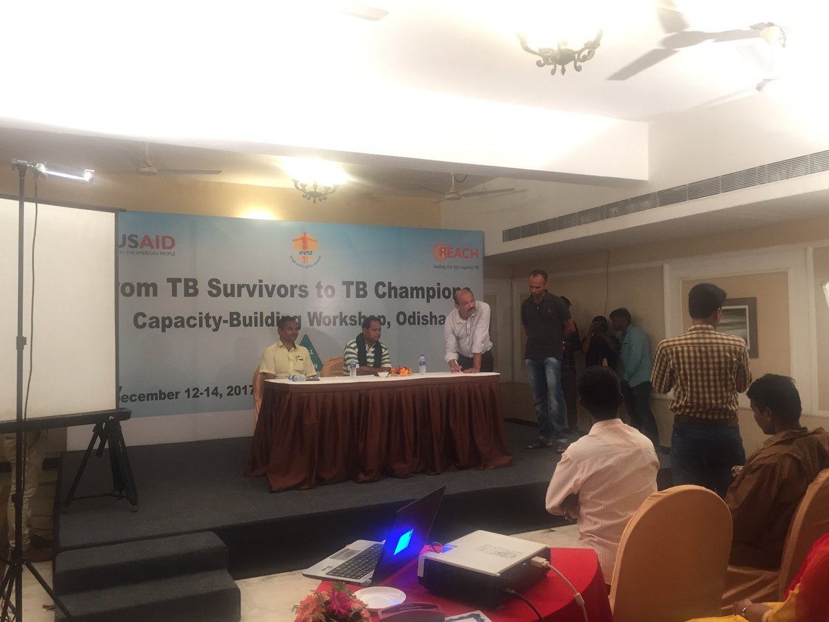 Participants role-playing on the final day of #TBChampions capacity building workshop #HappeningNow in #Bhubaneswar #Odisha #TBSurvivors #TB @SubratAxshya