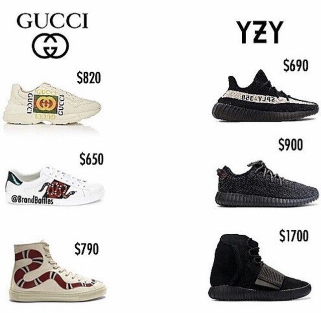 TKixkz's tweet photo. Gucci Vs. YZY Which would you pick? Drop your comments 👇🏾
#authentic #sneakerhead #igsneakercommunity #fashion #sneakernews #trouvaillekixkz #kotd #complexsneakers #sneakeraddict #legendary #solecon #solecollector #sneakersforsale #hypebeast#yezzyboost350 #Gucci https://t.co/Qk5aM98i28