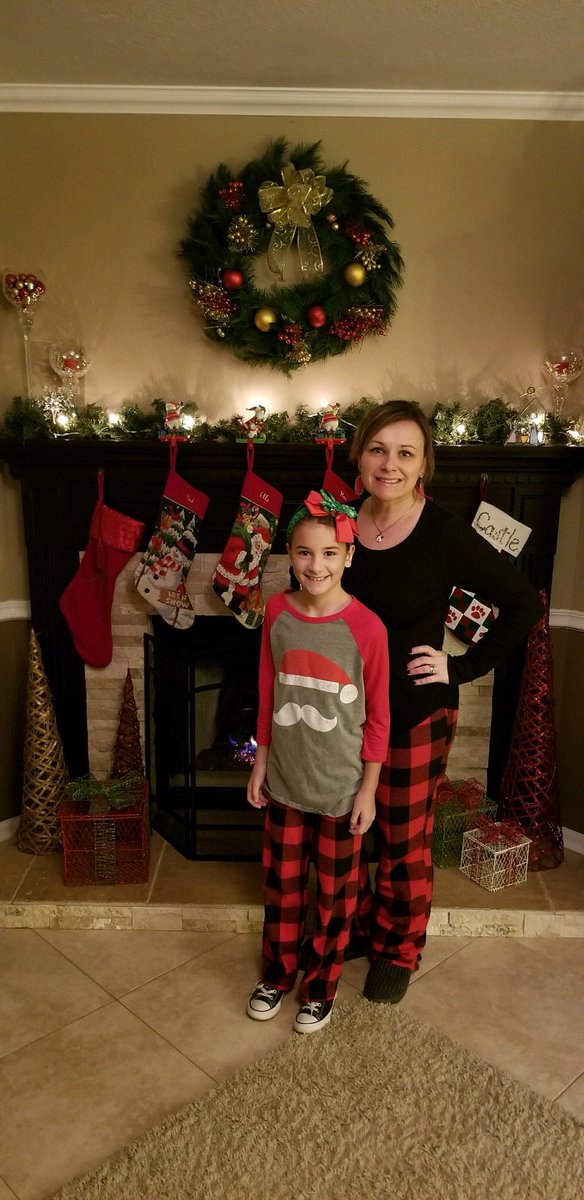 cindybarker79's tweet photo. We may be at different schools, but we can still rock twinning PJs for Polar Express Day. @HumbleISD_FE @HumbleISD_HHE #twomorewakeups #barkerholidays17 https://t.co/oK3jgZezSA