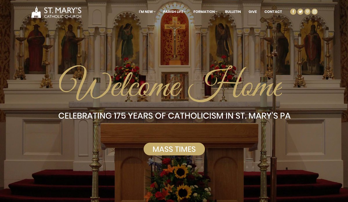 startcatholic's tweet photo. Catholic Parish and Diocesan Website portfolio from @startcatholic. https://t.co/fMnf2Y0Hzw