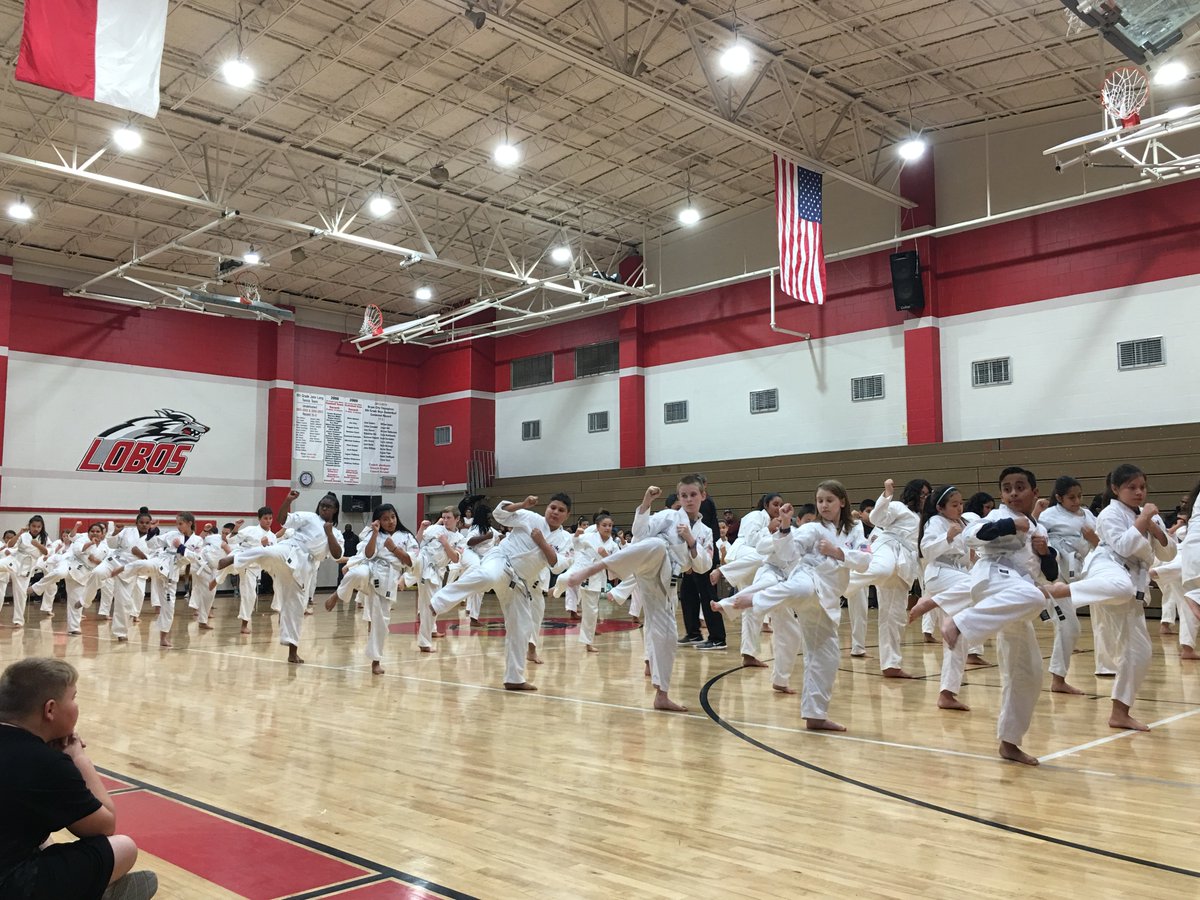6th grade Kickstart Winter Belt Ceremony!  We are so proud of our Lobos! <a href="/BryanISD/">Bryan ISD</a>Sup @BryanISD #tellthestory