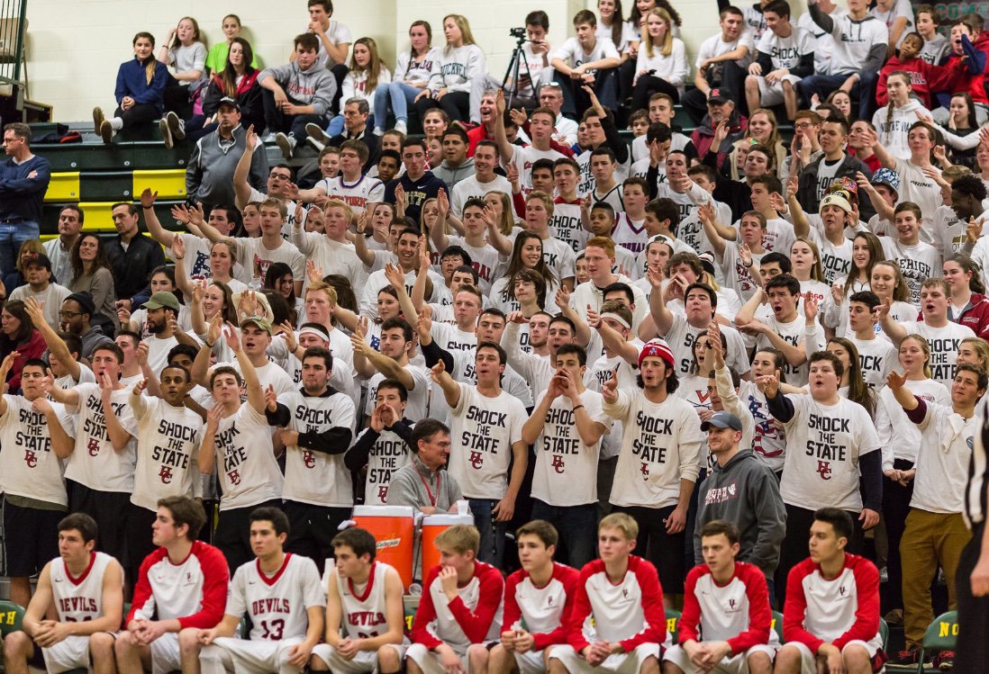 SIXTHMEN_NATION's tweet photo. HC BALL IS BACK AFTER TWO STRAIGHT RECORD BREAKING YEARS. WHITEOUT TOMORROW NIGHT VS RIDGE @ 7 IN THE HOUSE THAT FALCO BUILT. WE NEED BODIES IN THE STANDS FOR THE BEST SHOW IN JERSEY. CENTRAL WILL BE ROWDY ONCE AGAIN #WEWANT100 #WINTHEDAY #SHOCKTHESTATE #HCBALL https://t.co/PTK32ElQZq