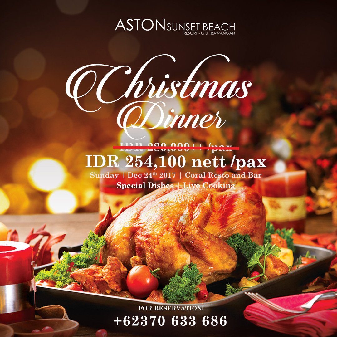AstonGili's tweet photo. Enjoy Christmas Dinner with Your Loved Ones, Book Now and Get Discounts
T: +62370 633 686
E: gilitrawanganinfo@astonhotelsinternational.com https://t.co/lTAMA8iqNk
