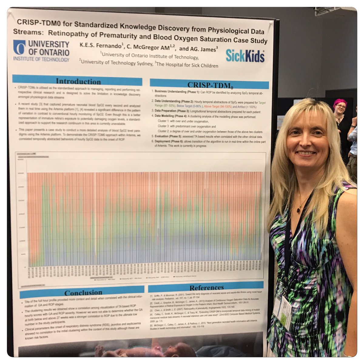 CP_McGregor's tweet photo. Retinopathy of Prematurely research by my @uoitgradstudies Master of Health Science student KE Shiron Fernando at @IEEELifeScience #LSC2017 conference. New classifications of babies who developed RoP using Artemis @UOITHIR https://t.co/uP6hliY79x